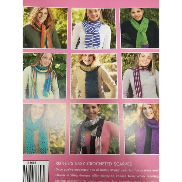 crochet books good used lot hats-scarfs-caps-gloves and more 1-9 - Picture 5 of 16